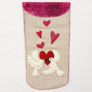 February Doves Pattern Digital Download