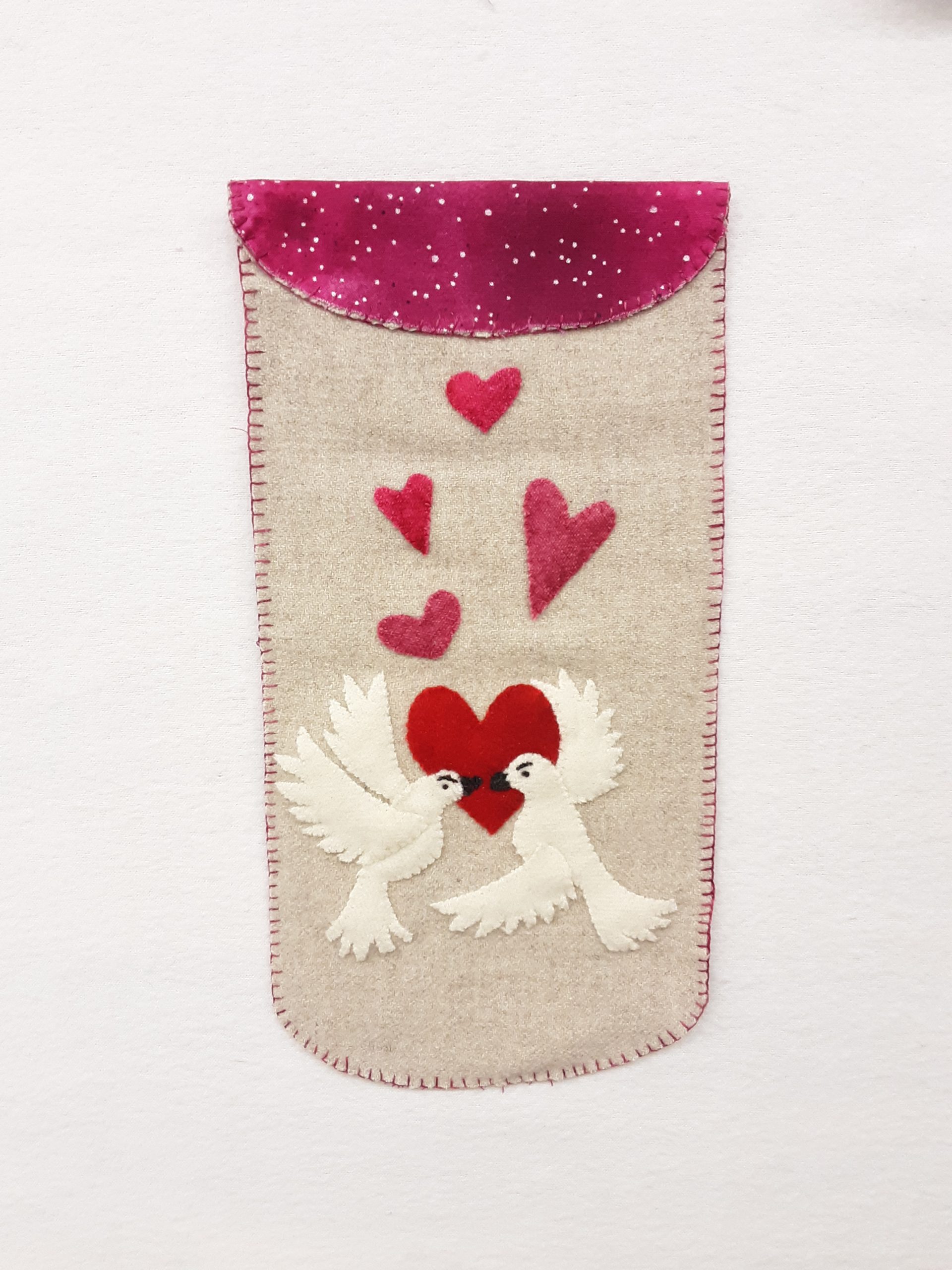 February Doves Pattern Digital Download
