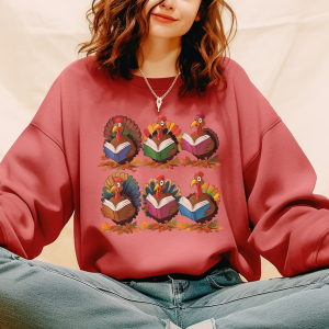 Turkey Reading Sweater