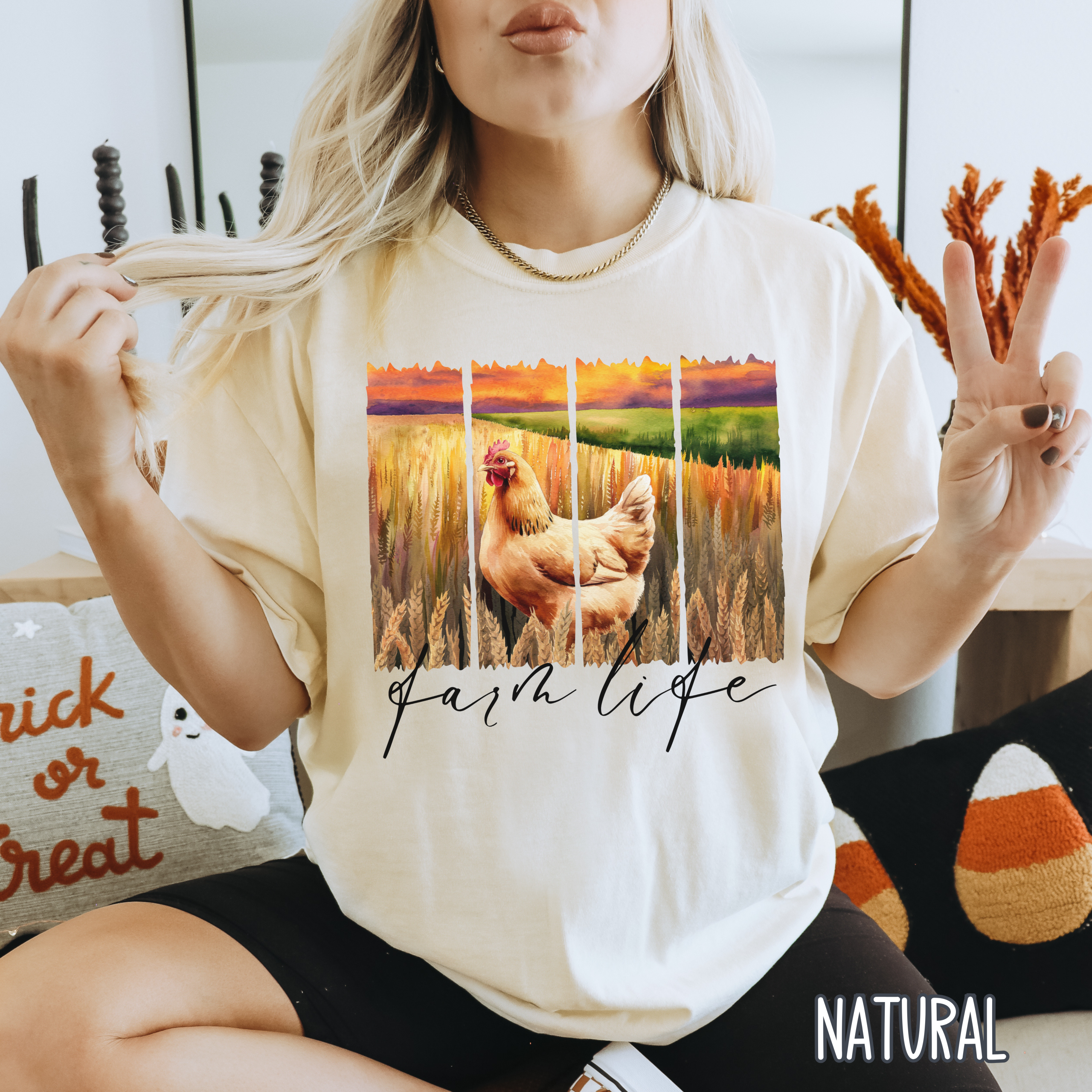 Farm Life Brushstroke Shirt