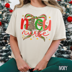 Festive NICU Nurse Shirt