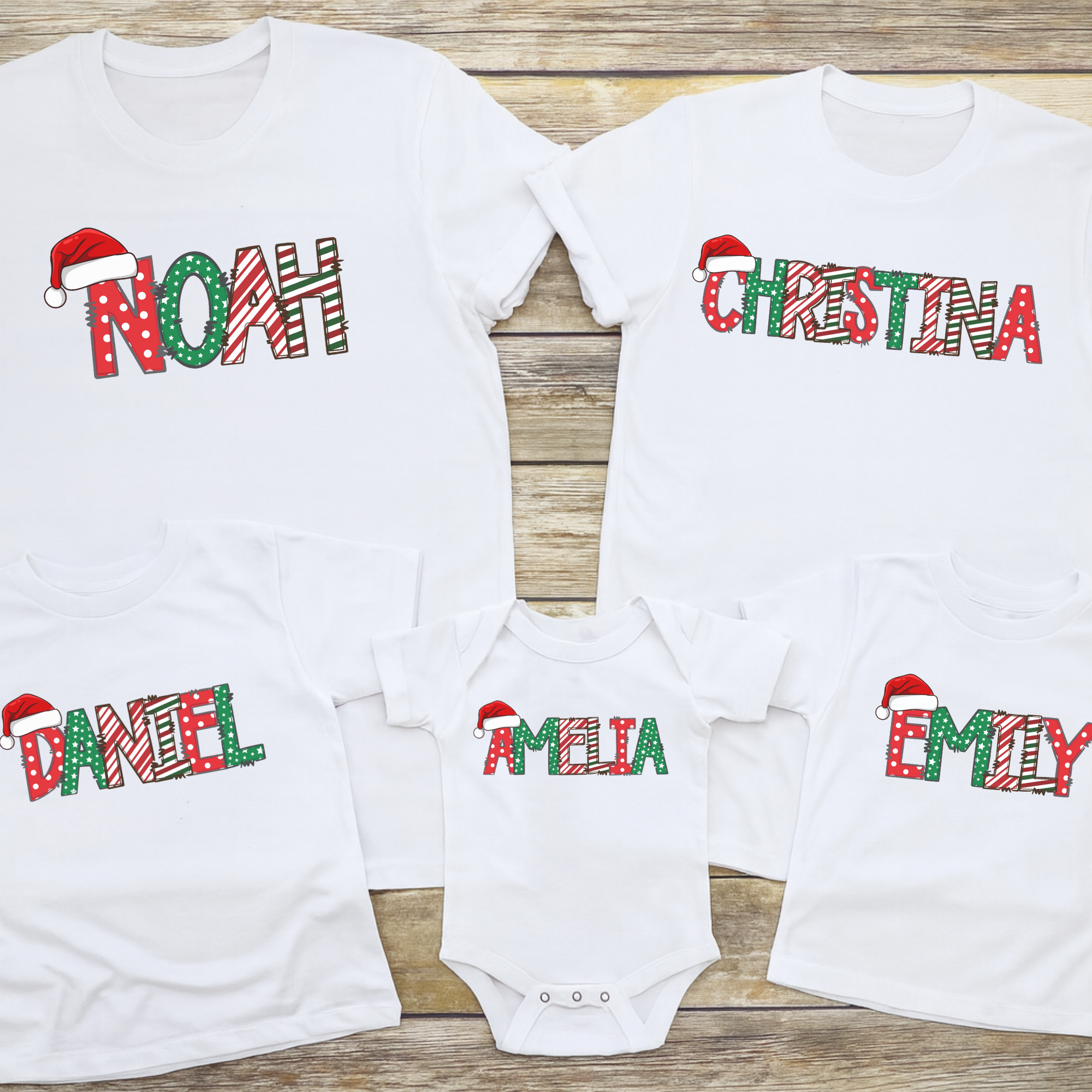 Family Christmas Personalized Shirts