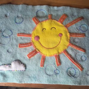 Welcome Spring Wool Applique Block of the Month