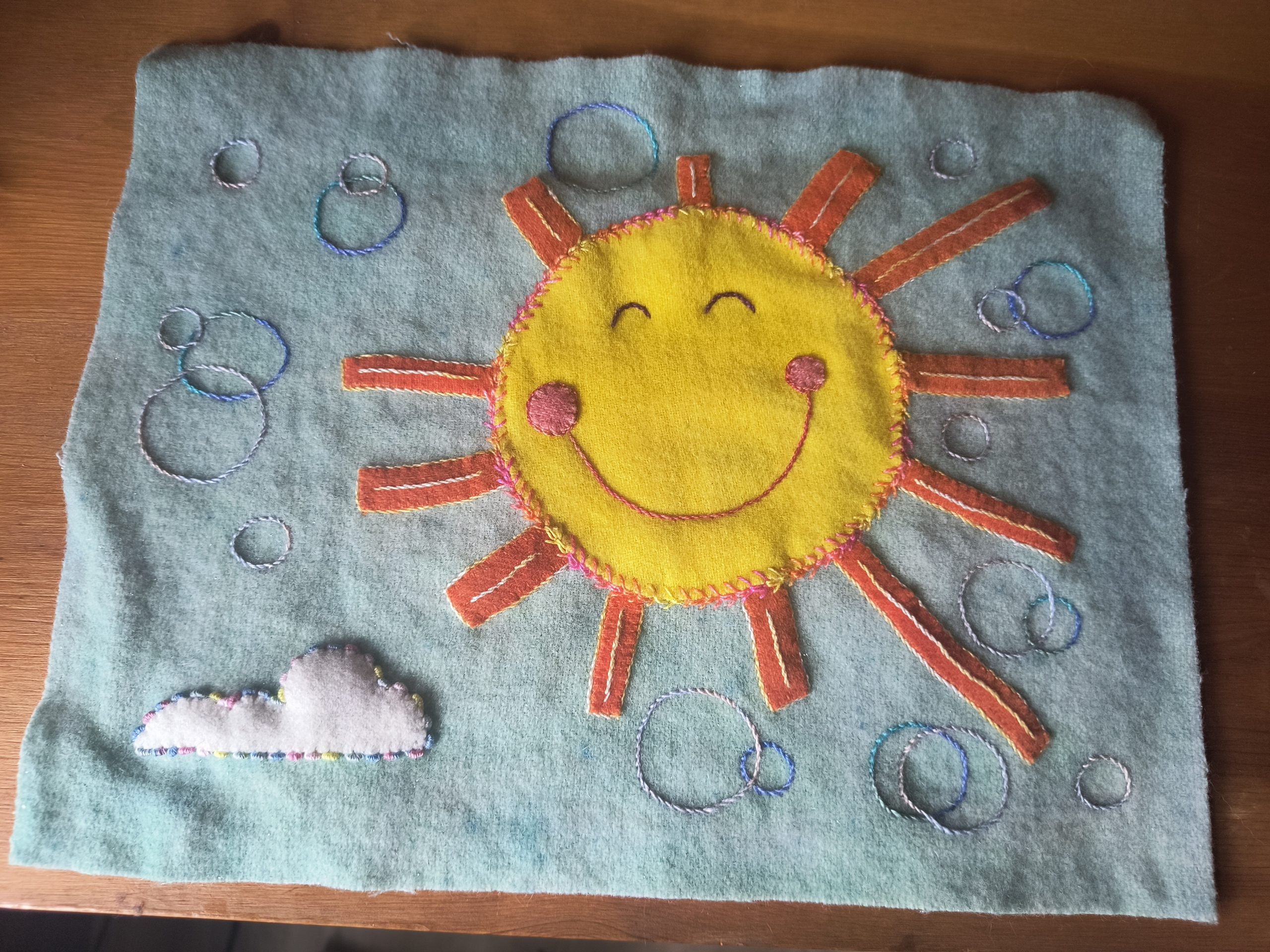 Welcome Spring Wool Applique Block of the Month